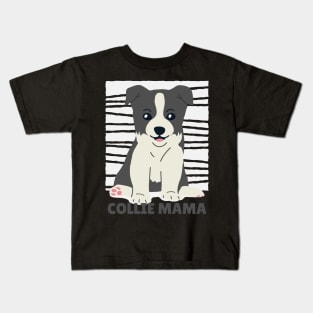 Collie mama - dog mom Kids T-Shirt